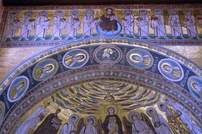 Framed Print : Euphrasian basilica. Mosaic. Porec. Croatia Framed Print : Euphrasian basilica. Mosaic. Porec. Croatia