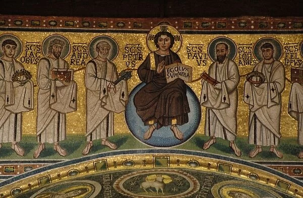 Euphrasian basilica. Mosaic. Porec. Croatia