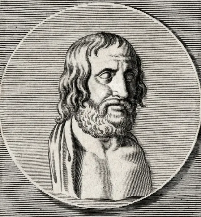 Framed Print : Euripides / Anon / Circle Framed Print : Euripides / Anon / Circle