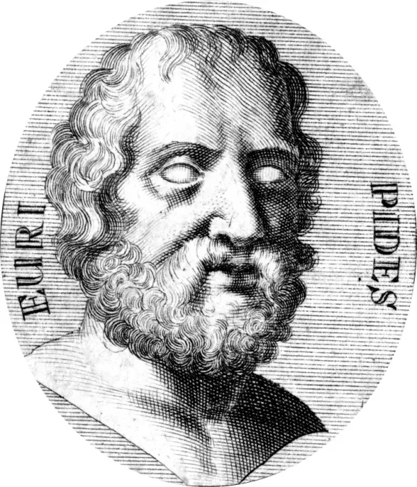 Framed Print : Euripides / Anon / Oval Framed Print : Euripides / Anon / Oval