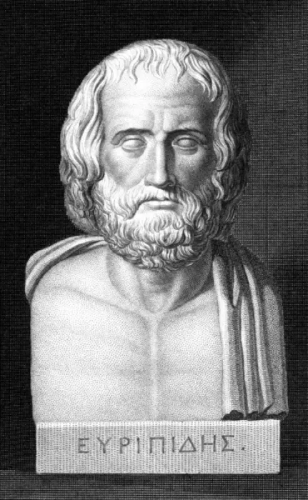 Framed Print : Euripides / Hinchliff Framed Print : Euripides / Hinchliff