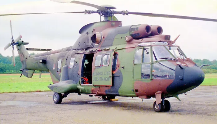 Framed Print : Eurocopter AS532U2 Cougar S-442 Framed Print : Eurocopter AS532U2 Cougar S-442