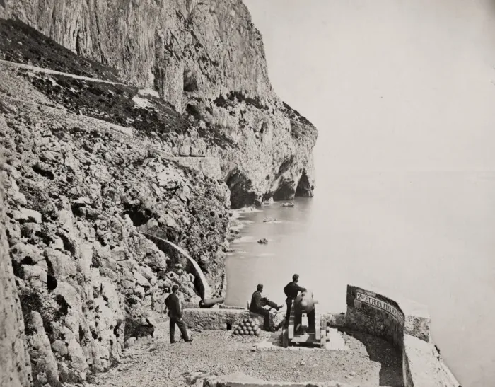 Framed Print : Europa Pass gun batteries - Gibraltar Framed Print : Europa Pass gun batteries - Gibraltar