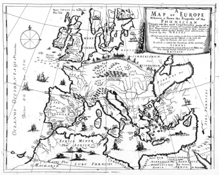 Framed Print : Europe, 1679 Framed Print : Europe, 1679