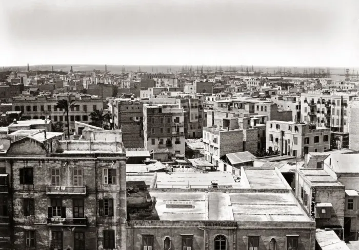 Framed Print : European quarter, Alexandria, Egypt, c. 1880 s Framed Print : European quarter, Alexandria, Egypt, c. 1880 s