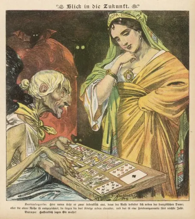 Framed Print : Europes Fortune is Told Framed Print : Europes Fortune is Told