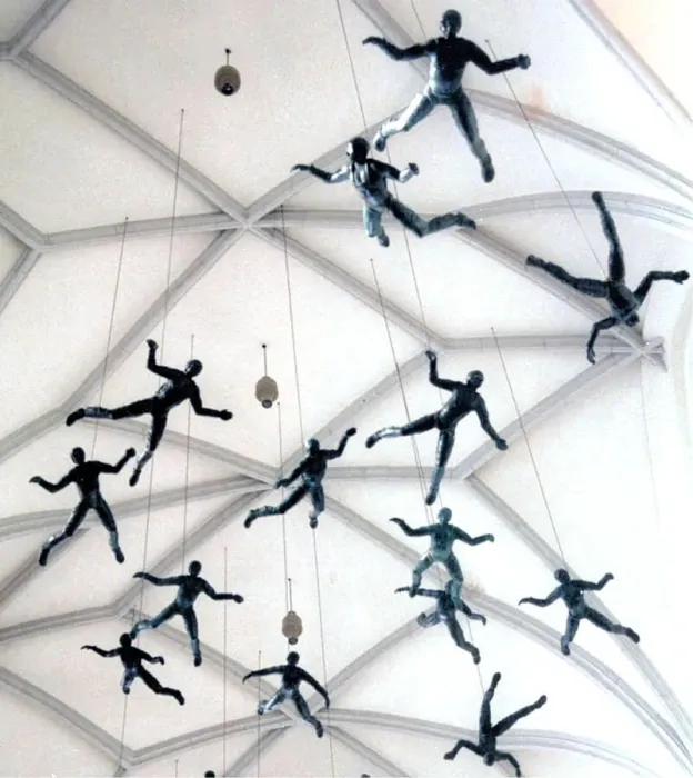 Framed Print : Eusebius Church parachutists, Arnhem, Holland Framed Print : Eusebius Church parachutists, Arnhem, Holland