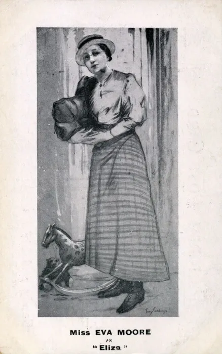 Framed Print : Eva Moore as Eliza, in Sandy and his Eliza, Cambridge Framed Print : Eva Moore as Eliza, in Sandy and his Eliza, Cambridge