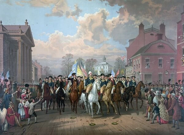 Evacuation day and Washingtons triumphal entry in New York
