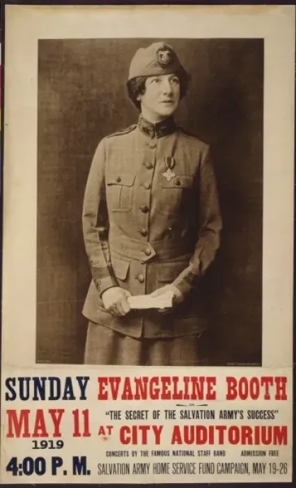 Framed Print : Evangeline Booth on The secret of the Salvation Armys succe Framed Print : Evangeline Booth on The secret of the Salvation Armys succe