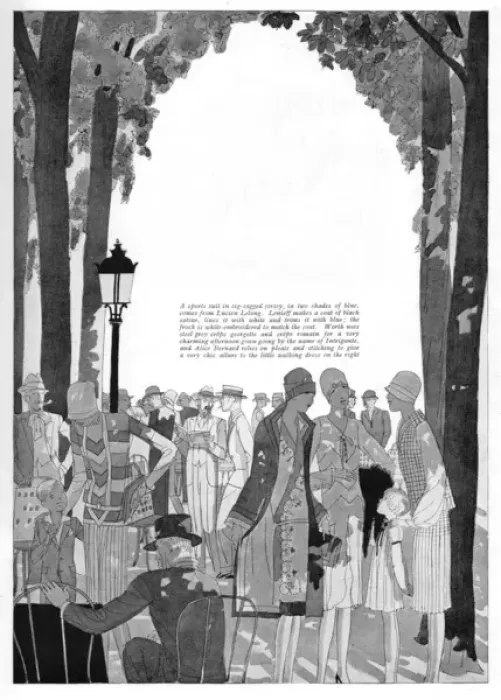 Framed Print : Eve in Paris Part two - Fashions on Display (1927) Framed Print : Eve in Paris Part two - Fashions on Display (1927)