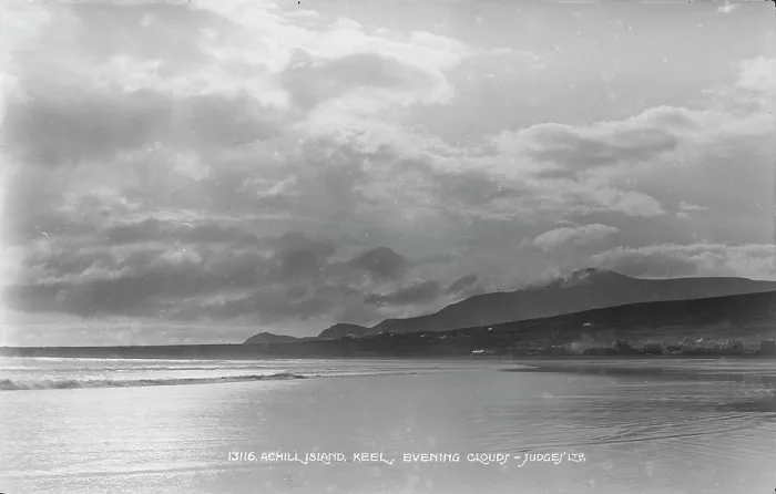 Framed Print : Evening Clouds Over Keel, Achill Island Framed Print : Evening Clouds Over Keel, Achill Island