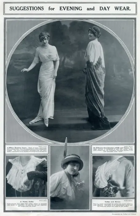 Framed Print : Evening and day wear 1913 Framed Print : Evening and day wear 1913