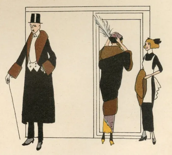 Framed Print : Evening Dress 1912 Framed Print : Evening Dress 1912