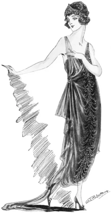 Framed Print : Evening dress by Elspeth Phelps Framed Print : Evening dress by Elspeth Phelps