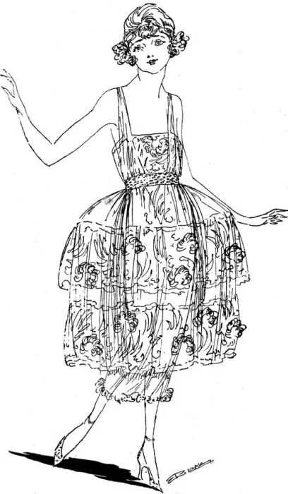 Framed Print : Evening dress by Elspeth Phelps Framed Print : Evening dress by Elspeth Phelps