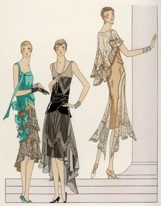 Framed Print : Three in Evening Dresses Framed Print : Three in Evening Dresses