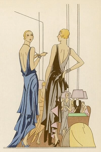 Two in Evening Dresses