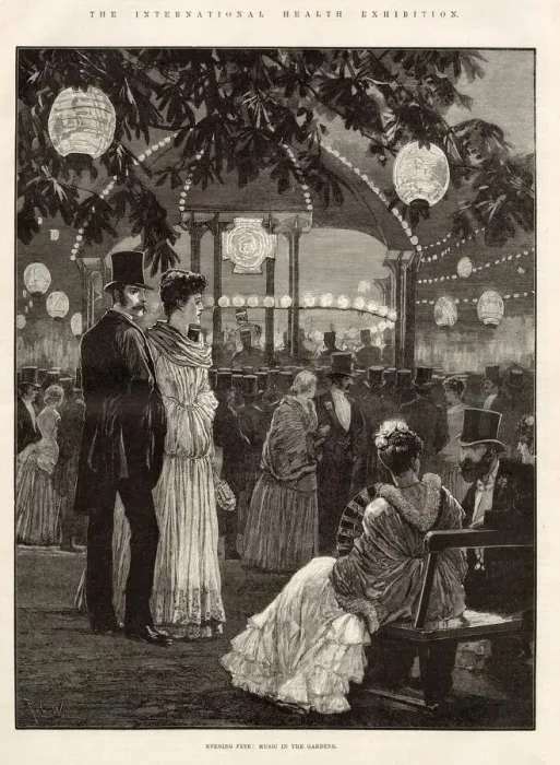 Framed Print : Evening Fete, Music in the Gardens Framed Print : Evening Fete, Music in the Gardens