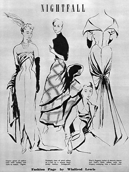 Evening gown and bodice by Elsa Schiaparelli