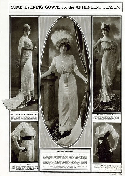 Evening gowns 1912