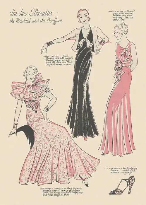 Framed Print : Evening Gowns Framed Print : Evening Gowns
