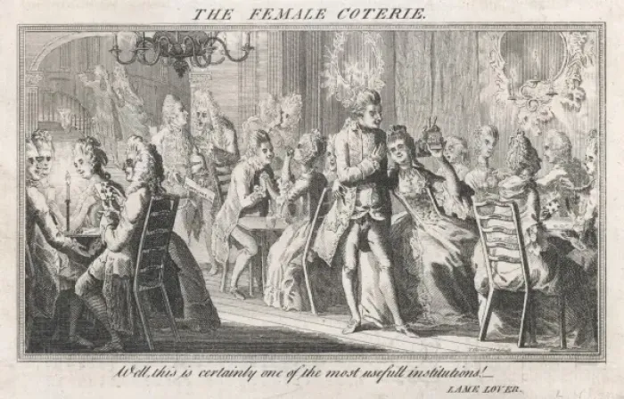 Framed Print : An Evening Party 1770 Framed Print : An Evening Party 1770