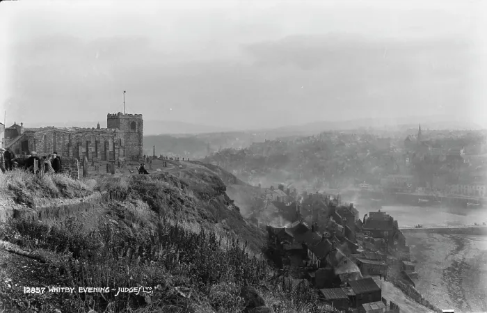 Framed Print : Evening View of Whitby Framed Print : Evening View of Whitby