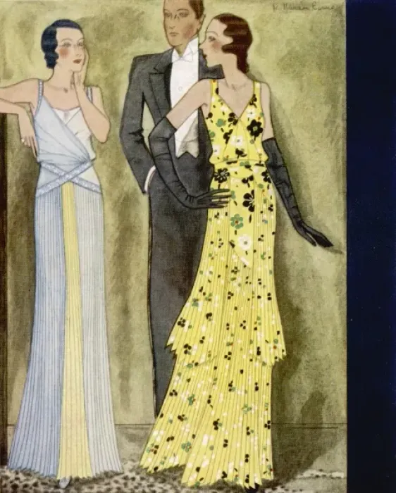 Framed Print : Evening Wear 1931 Framed Print : Evening Wear 1931
