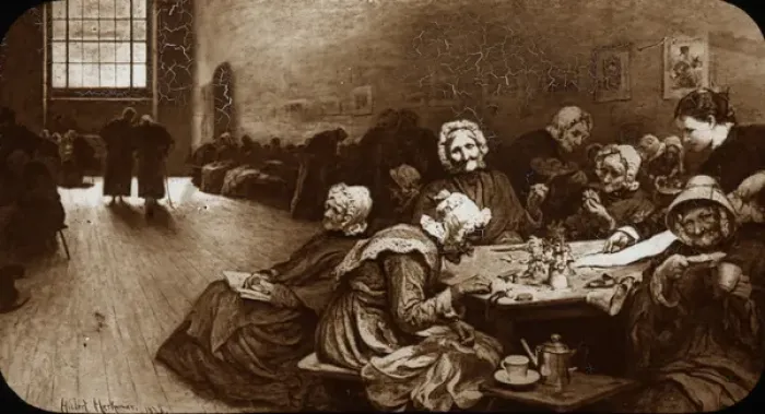 Framed Print : Eventide, Professor Hubert von Herkomer Framed Print : Eventide, Professor Hubert von Herkomer