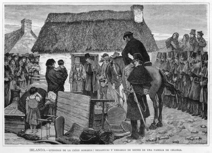 Framed Print : Events / Ireland / Evictions Framed Print : Events / Ireland / Evictions