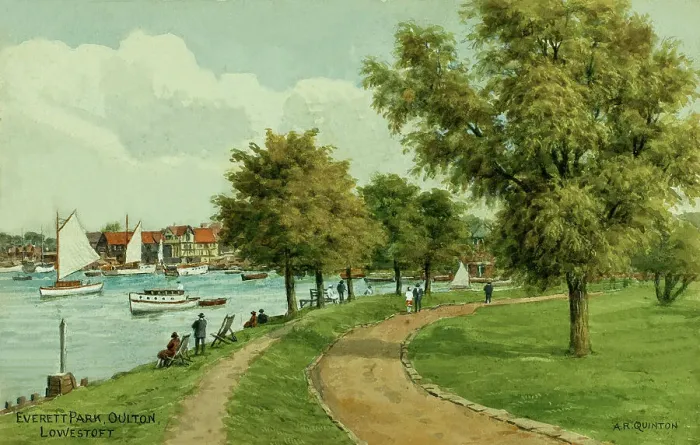 Framed Print : Everett Park, Oulton Broad, Lowestoft, Suffolk Framed Print : Everett Park, Oulton Broad, Lowestoft, Suffolk