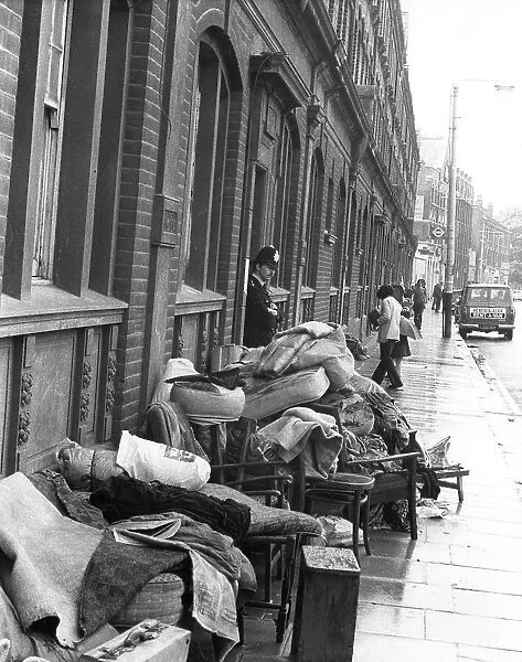 Eviction of squatters, Harrow Road, London