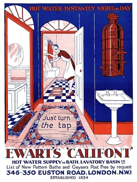 Ewarts Califont Hot Water Supply, 1927