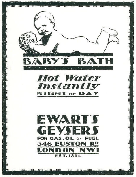 Ewarts Geyser Advertisement