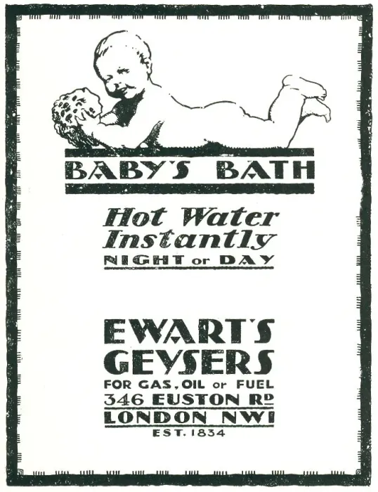 Framed Print : Ewarts Geyser Advertisement Framed Print : Ewarts Geyser Advertisement