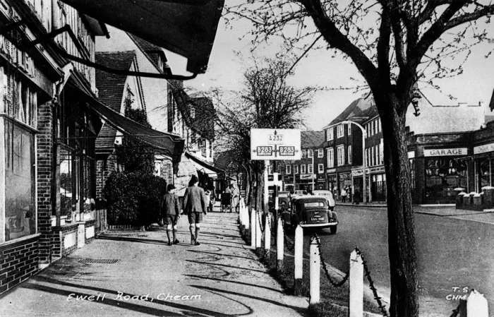 Framed Print : Ewell Road, Cheam, Surrey Framed Print : Ewell Road, Cheam, Surrey