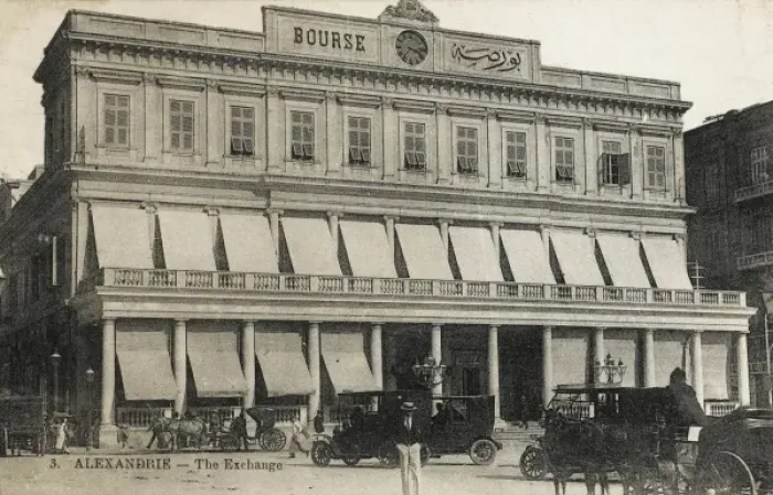 Framed Print : The Exchange (Bourse) at Alexandria, Egypt Framed Print : The Exchange (Bourse) at Alexandria, Egypt