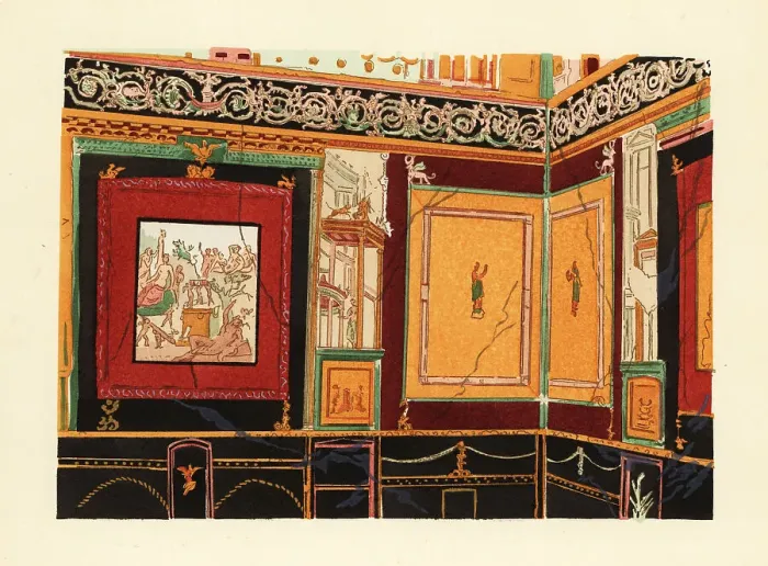 Framed Print : Exedra in the atrium, House of Siricus, Pompeii Framed Print : Exedra in the atrium, House of Siricus, Pompeii