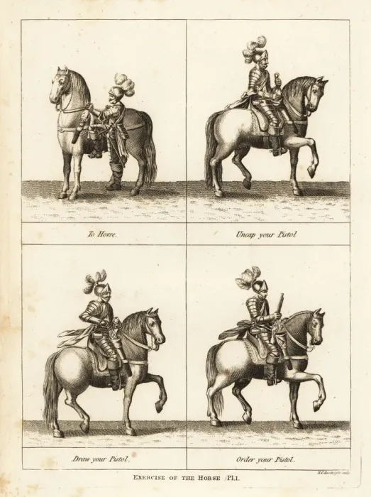 Framed Print : Exercise of the horse Framed Print : Exercise of the horse