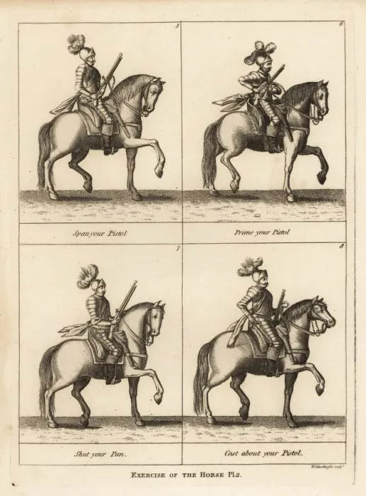 Framed Print : Exercise of the horse Framed Print : Exercise of the horse