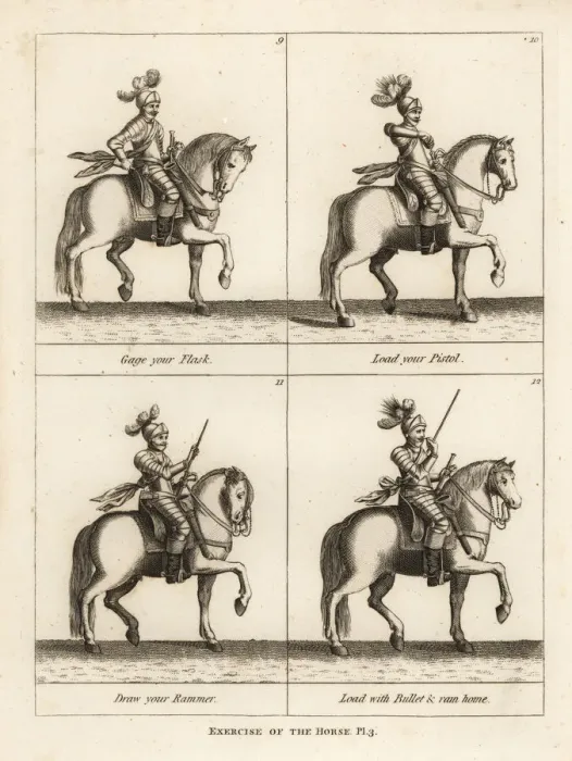 Framed Print : Exercise of the horse Framed Print : Exercise of the horse