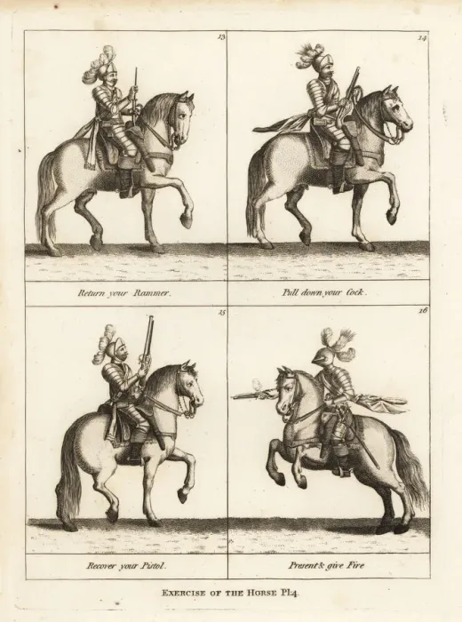 Framed Print : Exercise of the horse Framed Print : Exercise of the horse
