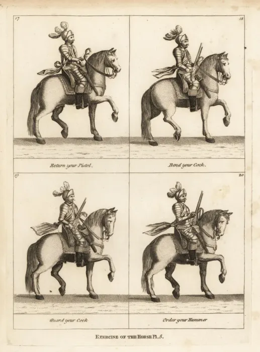 Framed Print : Exercise of the horse Framed Print : Exercise of the horse
