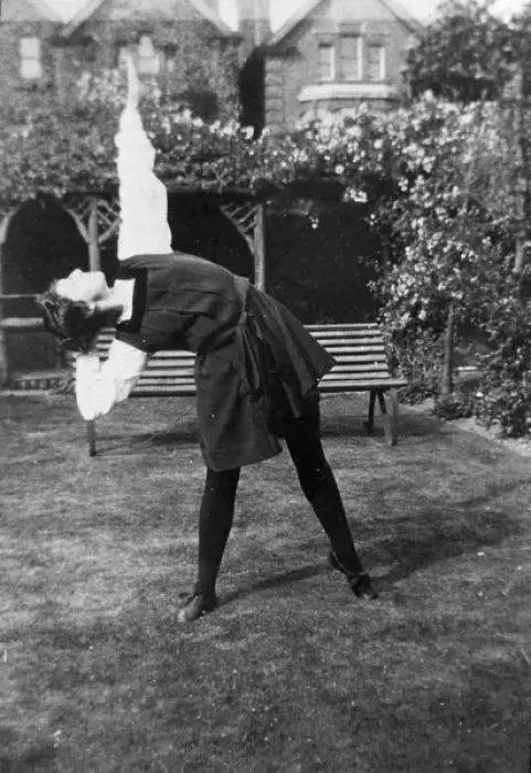 Framed Print : Exercises in garden details in caption July 1919 Framed Print : Exercises in garden details in caption July 1919