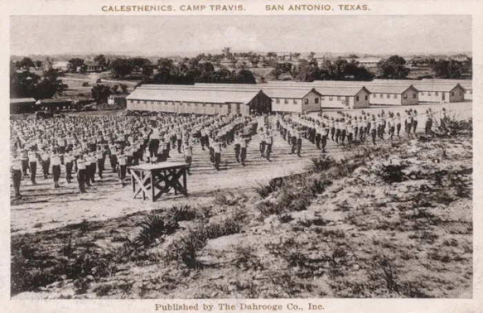 Framed Print : Exercising at Camp Travis, San Antonio, Texas, USA Framed Print : Exercising at Camp Travis, San Antonio, Texas, USA