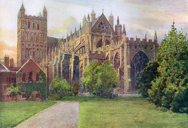 Exeter Cathedral  /  1919