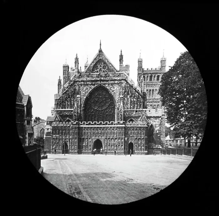 Framed Print : exeter cathedral west front Framed Print : exeter cathedral west front