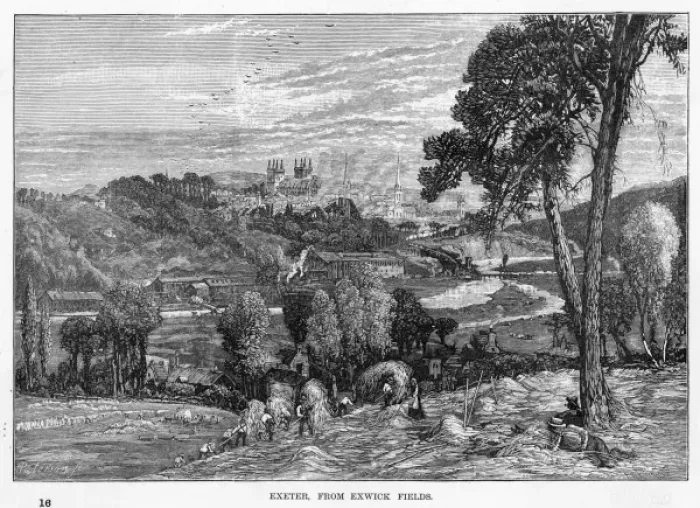Framed Print : Exeter General View Framed Print : Exeter General View