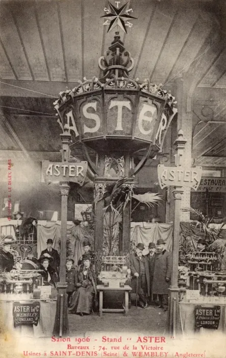 Framed Print : Exhibition of Aster, an Anglo-French Engineering Firm Framed Print : Exhibition of Aster, an Anglo-French Engineering Firm
